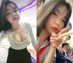 Cô gái Kem Dâu, một học sinh trung học Hải Phương, nứng lồn trong một video sex nóng bỏng