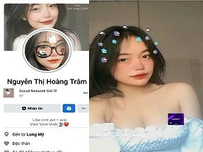 Hoàng Trâm địt bạn trai rất vui